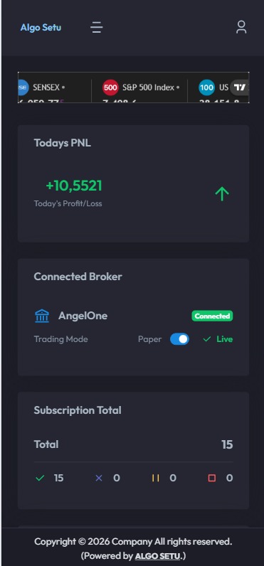 Mobile Dashboard