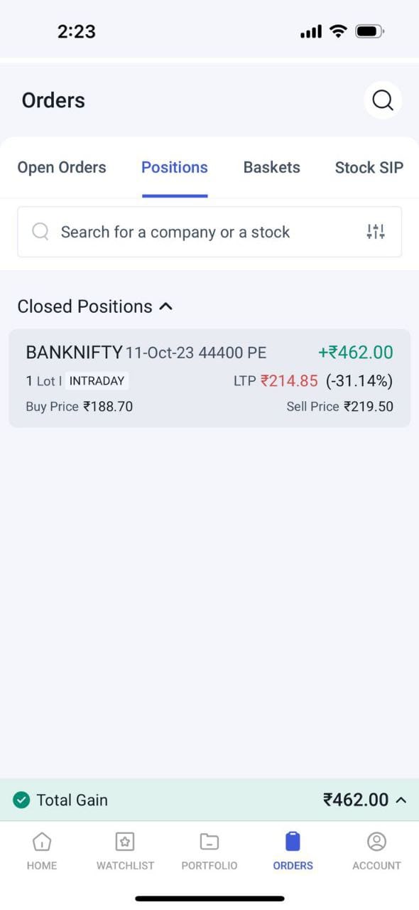 Trading PNL