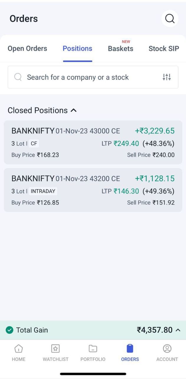 Trading PNL